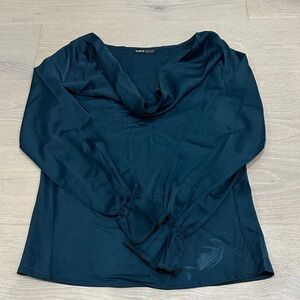 SHEIN Deep Teal Blouse